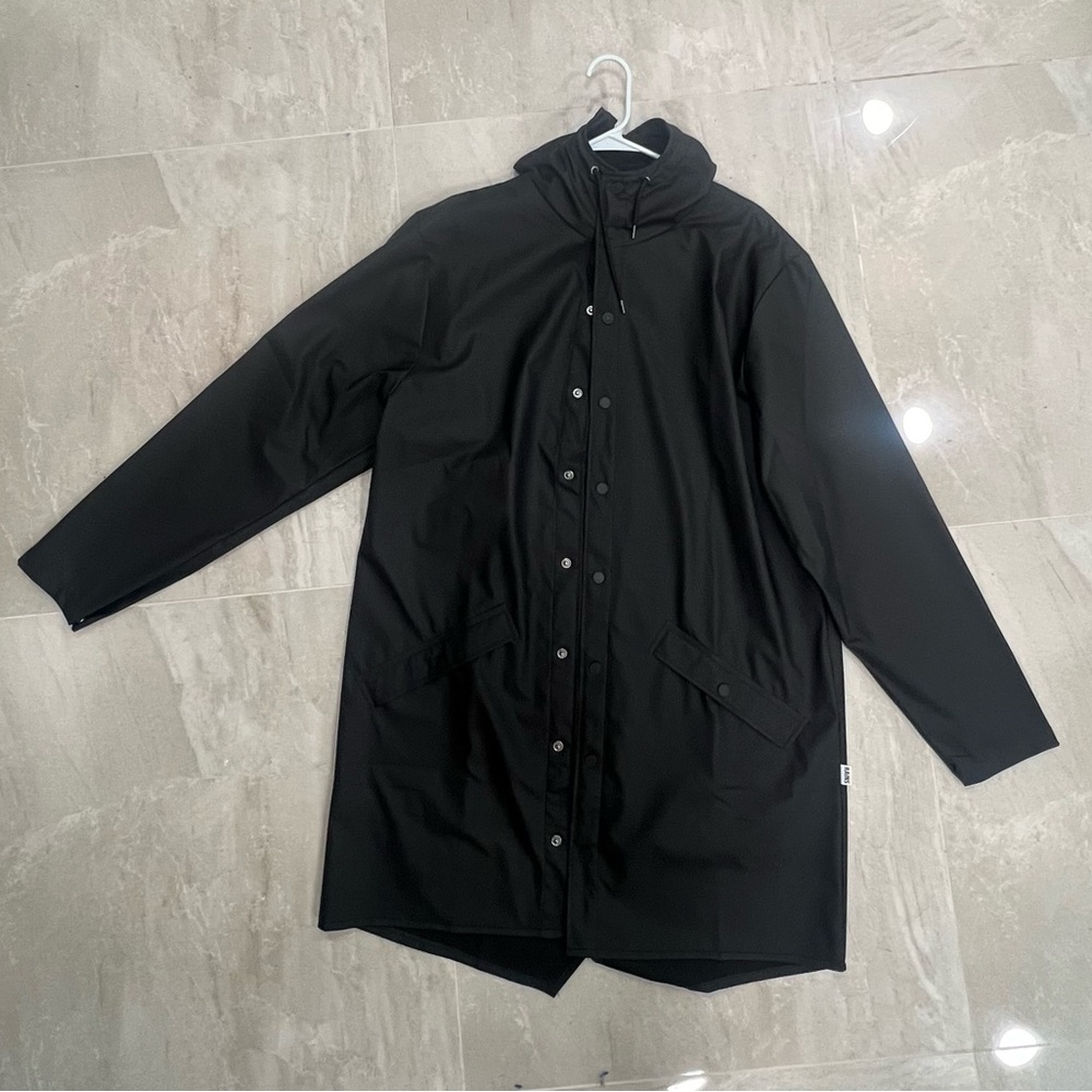 Rains 12020 unisex waterproof long jacket